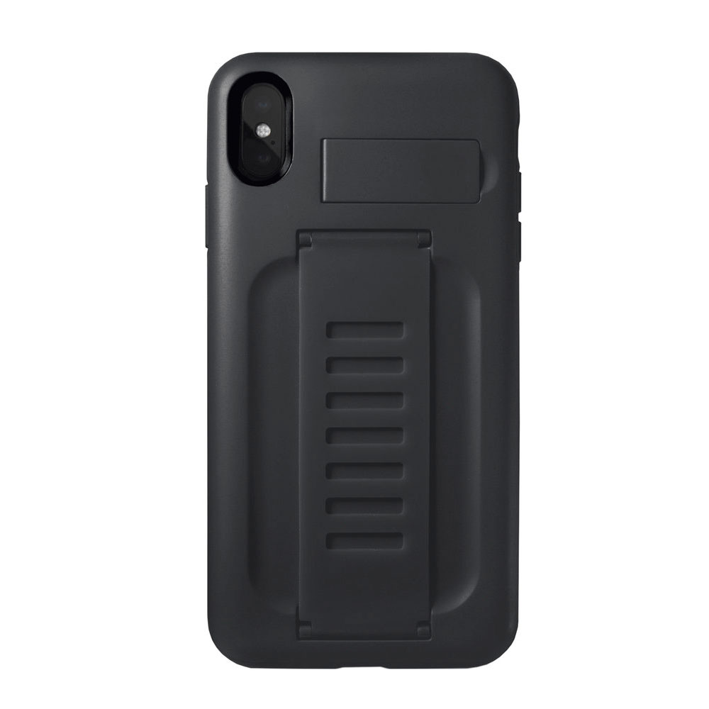 iPHONE XS Max Easy Grip Hybrid Stand Case (Black)